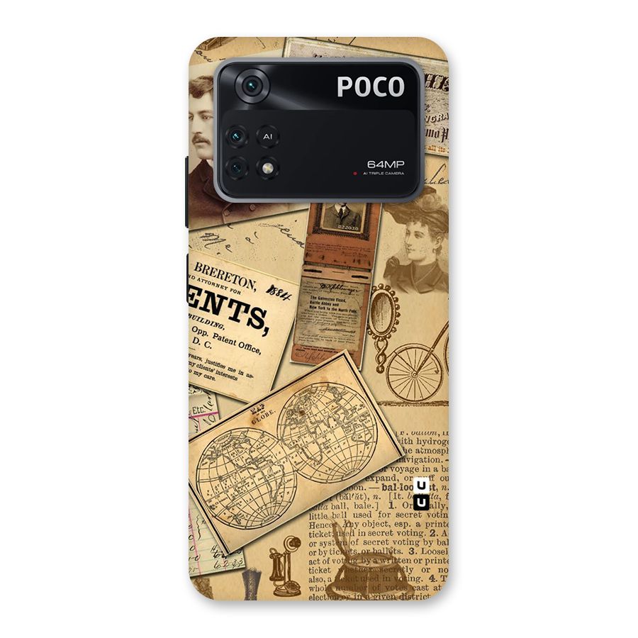 Vintage Memories Back Case for Poco M4 Pro 4G