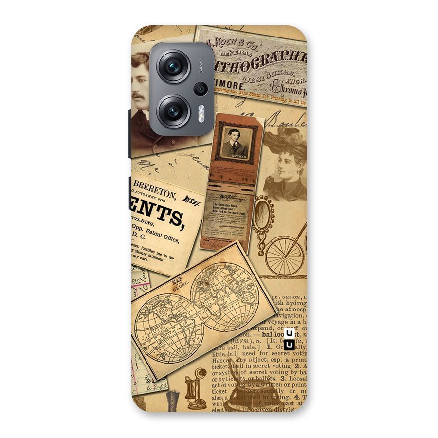Vintage Memories Back Case for Redmi K50i