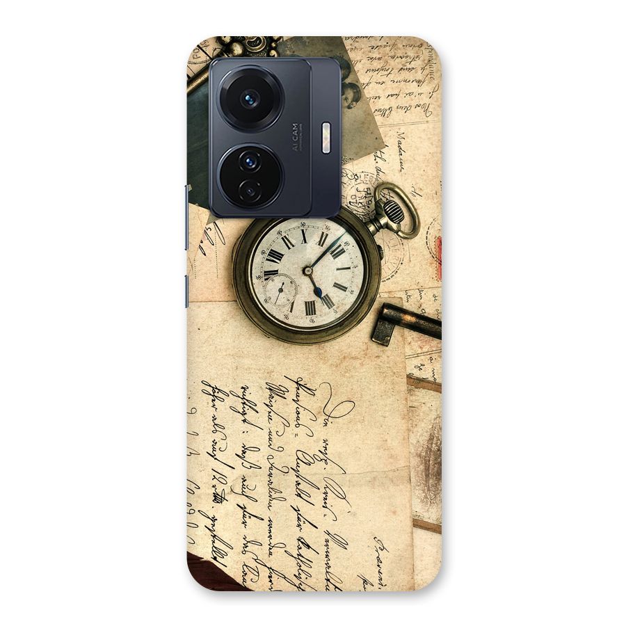 Vintage Post Cards Back Case for Vivo T1 Pro