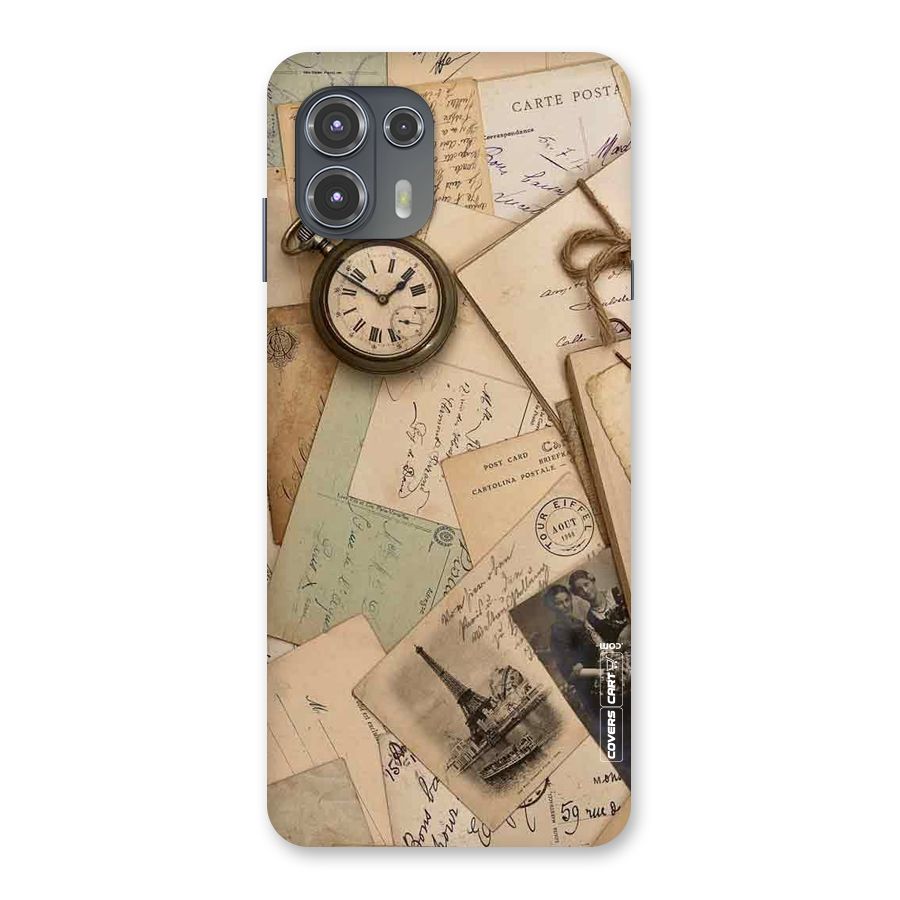 Vintage Postcards Back Case for Motorola Edge 20 Fusion