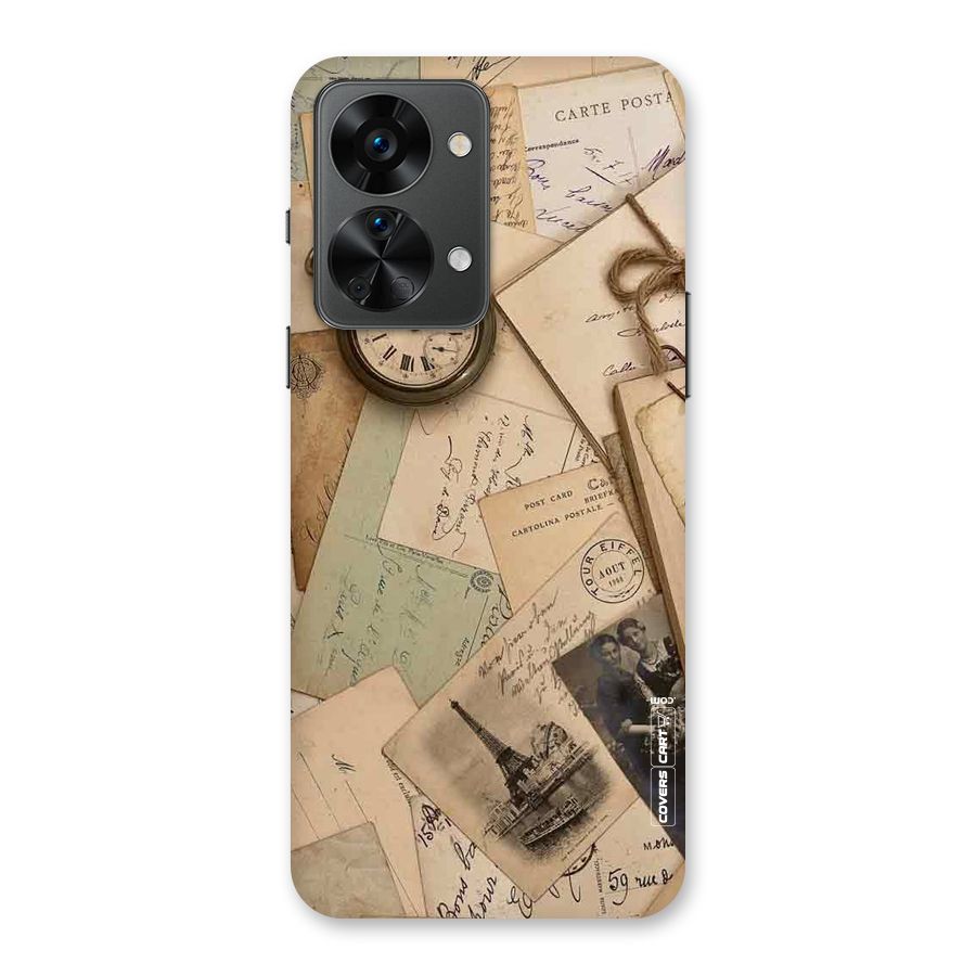 Vintage Postcards Back Case for OnePlus Nord 2T