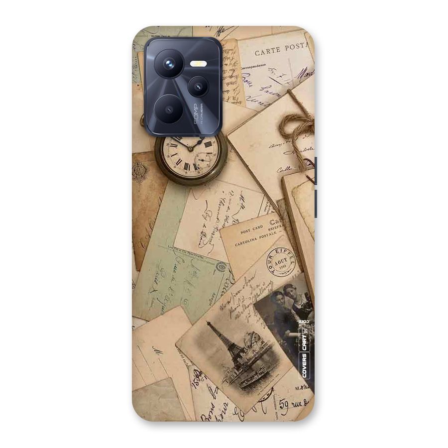 Vintage Postcards Back Case for Realme C35