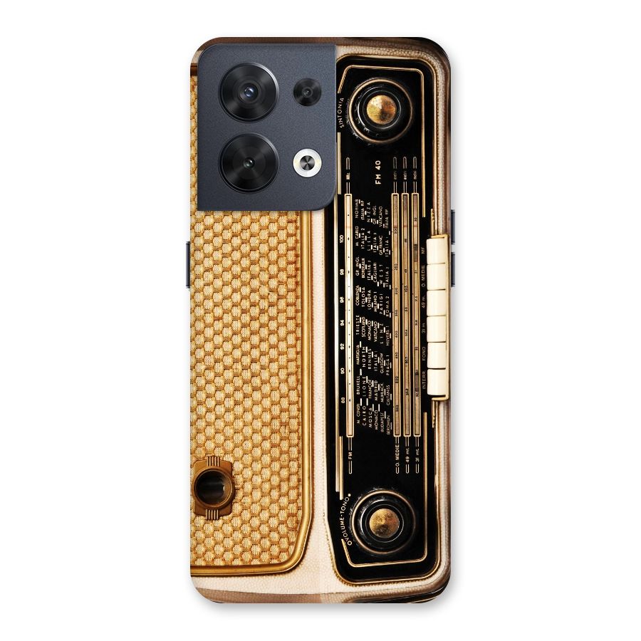 Vintage Radio Back Case for Oppo Reno8 5G