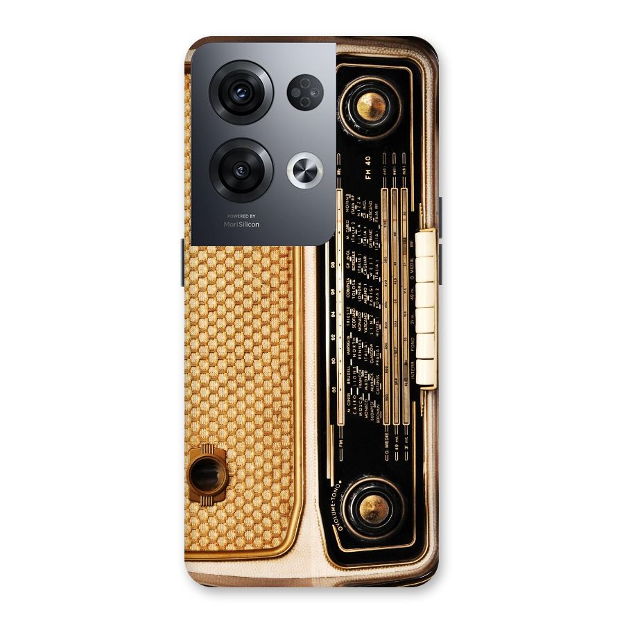 Vintage Radio Back Case for Oppo Reno8 Pro 5G