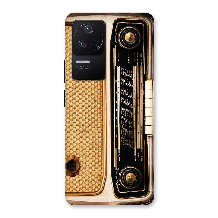 Vintage Radio Back Case for Poco F4 5G