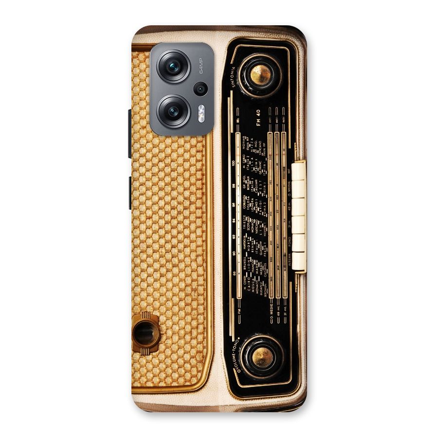Vintage Radio Back Case for Redmi K50i