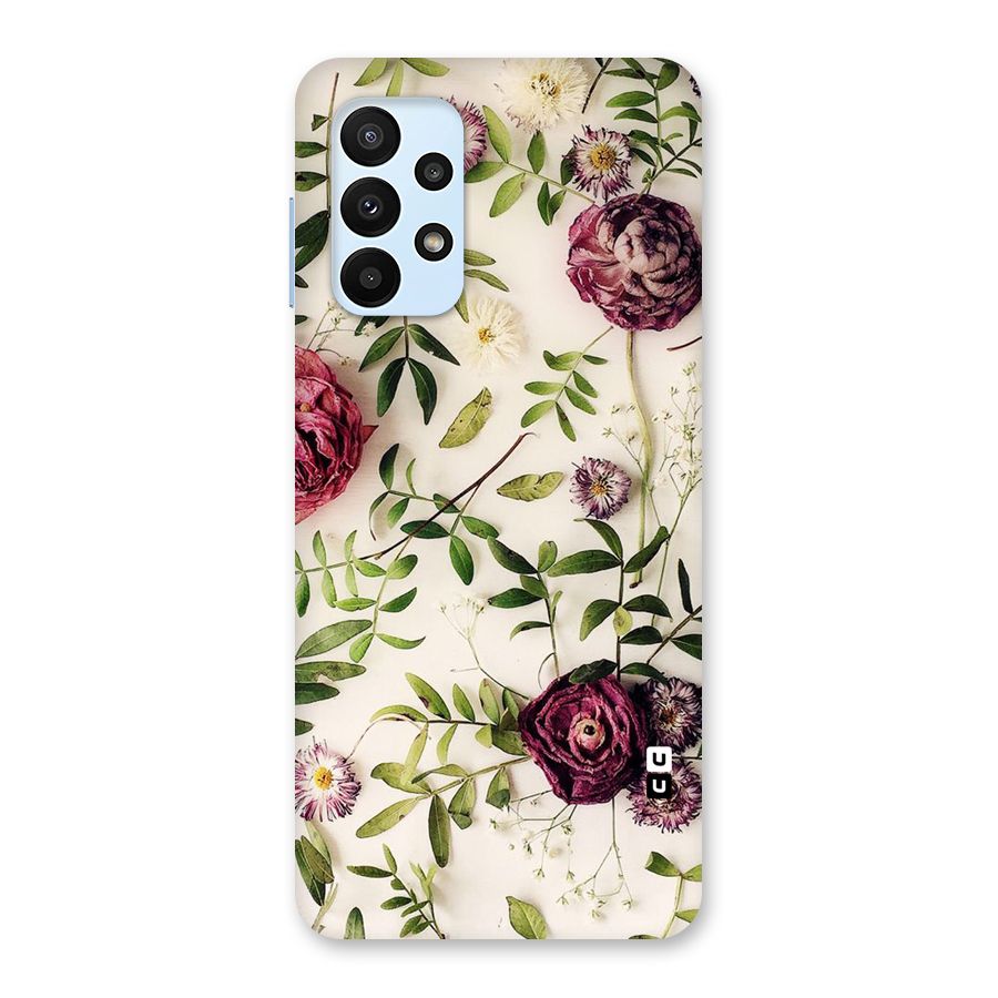 Vintage Rust Floral Back Case for Galaxy A23