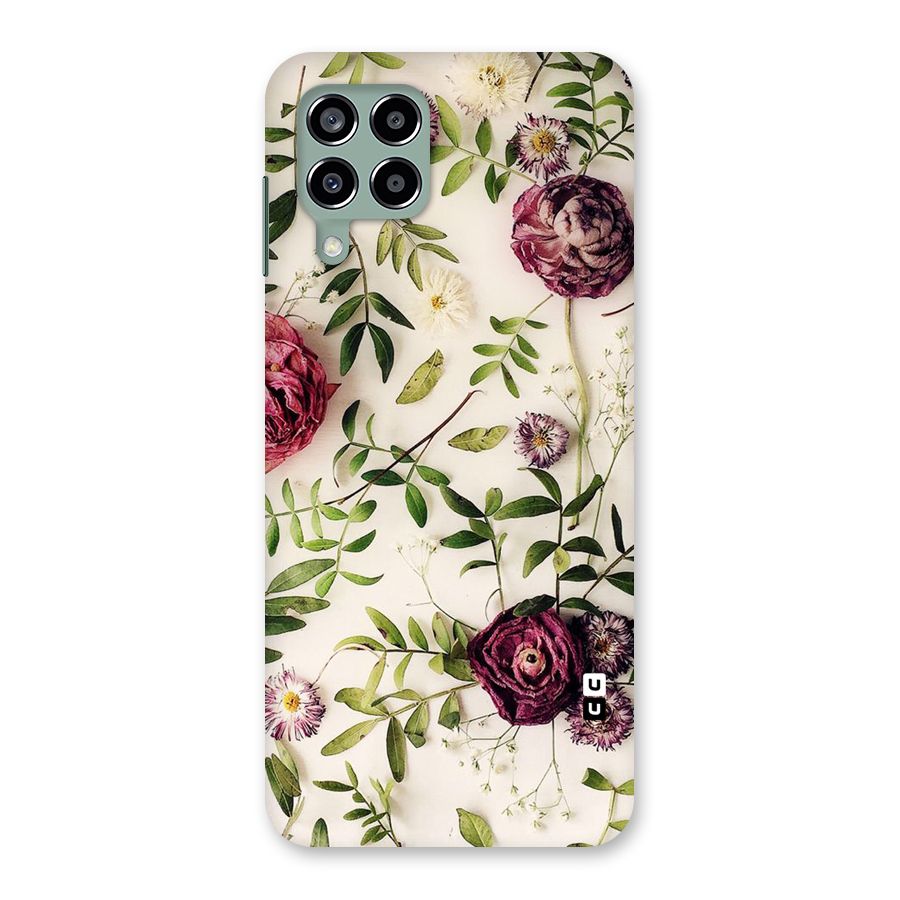 Vintage Rust Floral Back Case for Galaxy M33