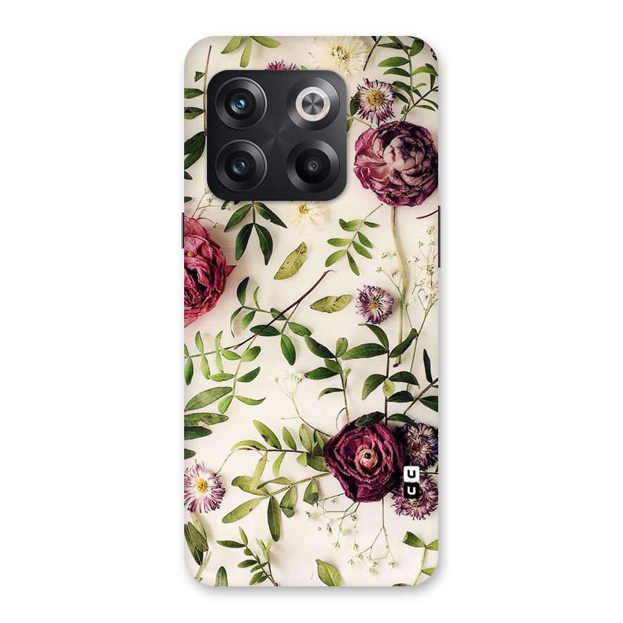 Vintage Rust Floral Back Case for OnePlus 10T