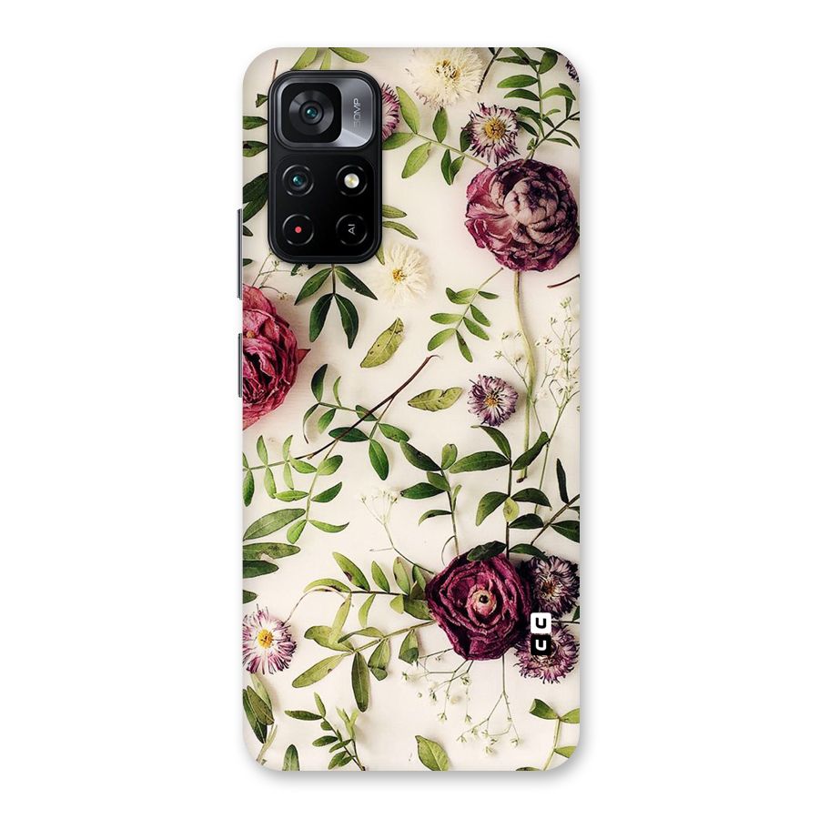 Vintage Rust Floral Back Case for Poco M4 Pro 5G