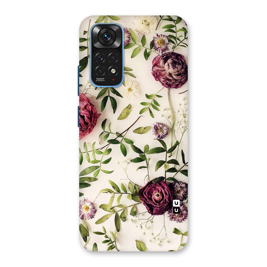 Vintage Rust Floral Back Case for Redmi Note 11S