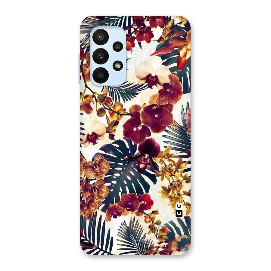 Vintage Rustic Flowers Back Case for Galaxy A23