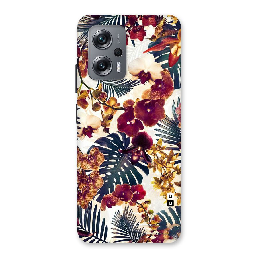 Vintage Rustic Flowers Back Case for Redmi K50i