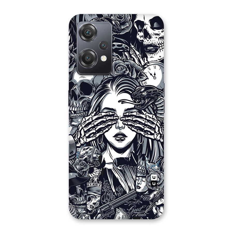 Vintage Skulls and Girl Style Back Case for OnePlus Nord CE 2 Lite 5G