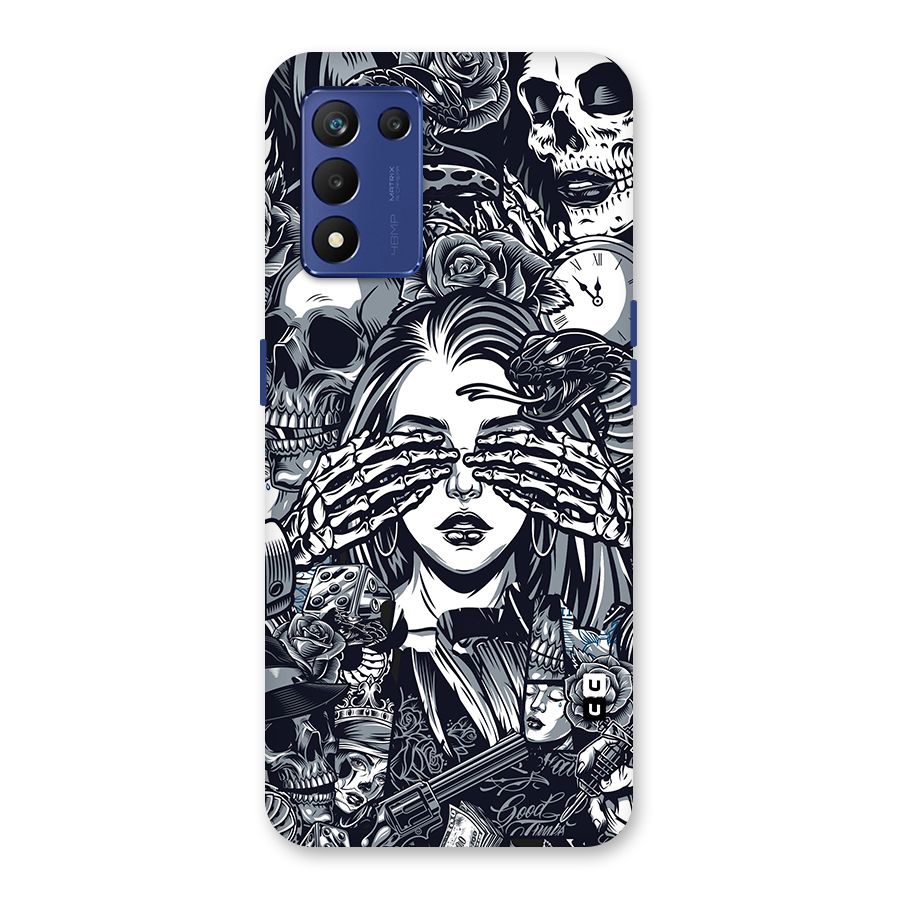 Vintage Skulls and Girl Style Back Case for Realme 9 5G Speed