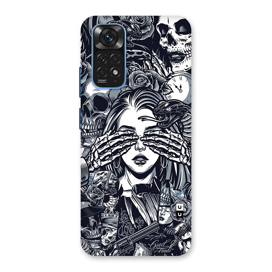 Vintage Skulls and Girl Style Back Case for Redmi Note 11S