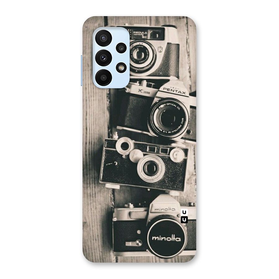 Vintage Style Shutter Back Case for Galaxy A23
