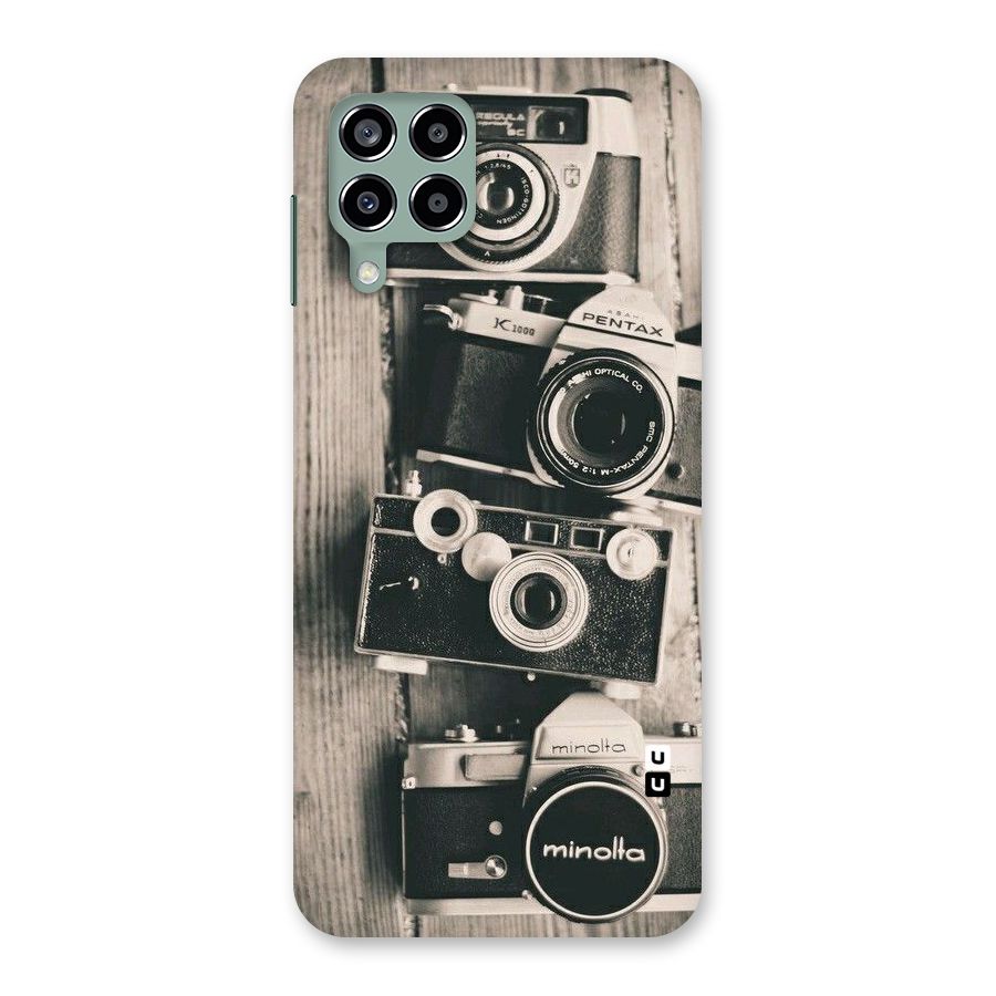 Vintage Style Shutter Back Case for Galaxy M33