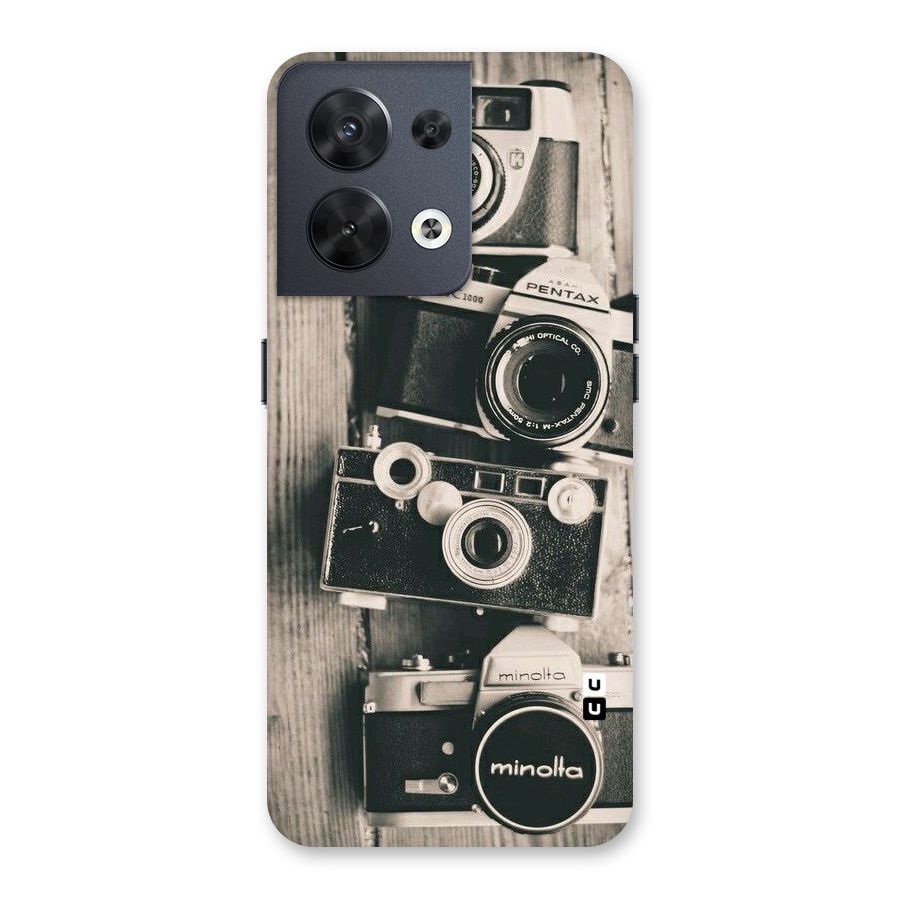 Vintage Style Shutter Back Case for Oppo Reno8 5G