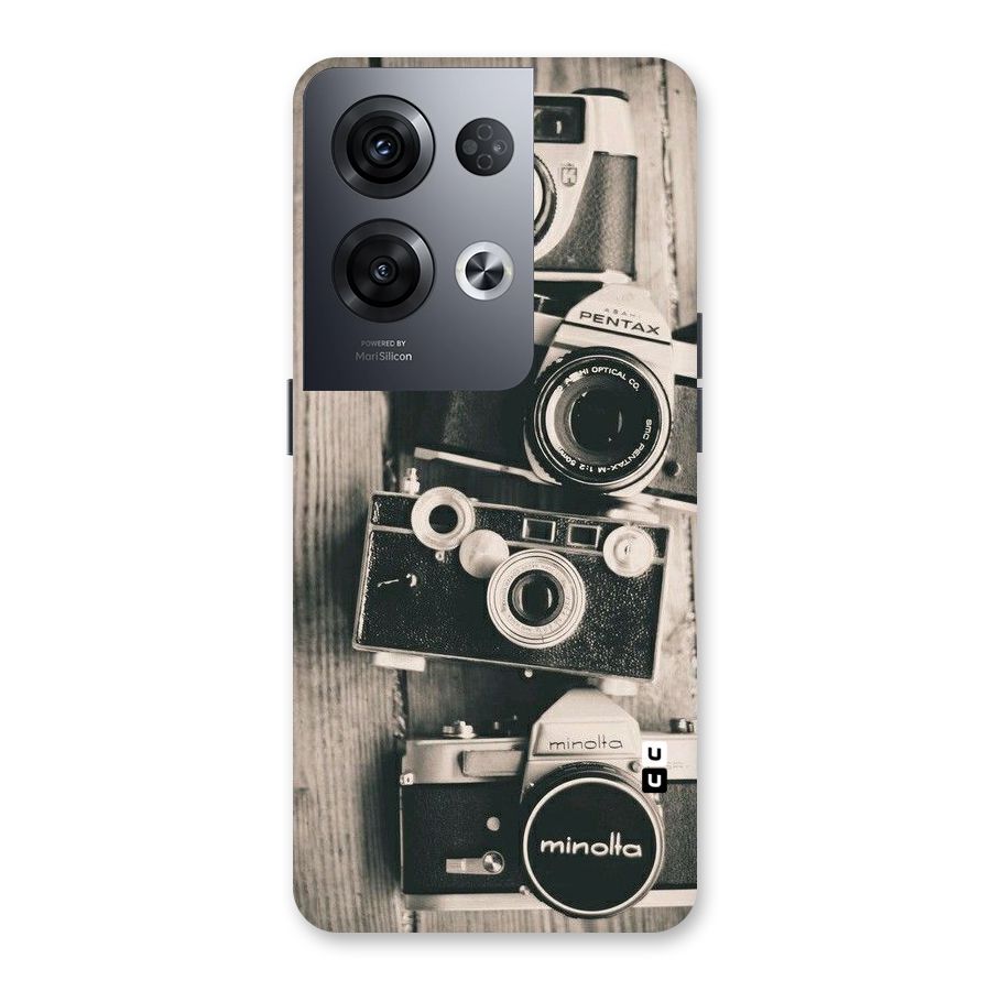 Vintage Style Shutter Back Case for Oppo Reno8 Pro 5G
