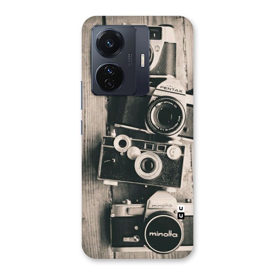 Vintage Style Shutter Back Case for Vivo T1 Pro