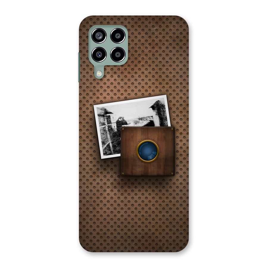 Vintage Wood Camera Back Case for Galaxy M33