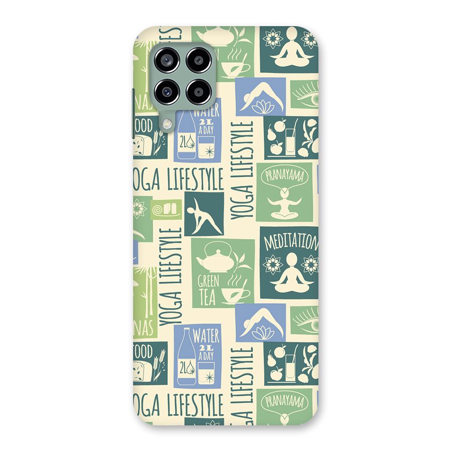 Vintage Yoga Lifestyle Back Case for Galaxy M33