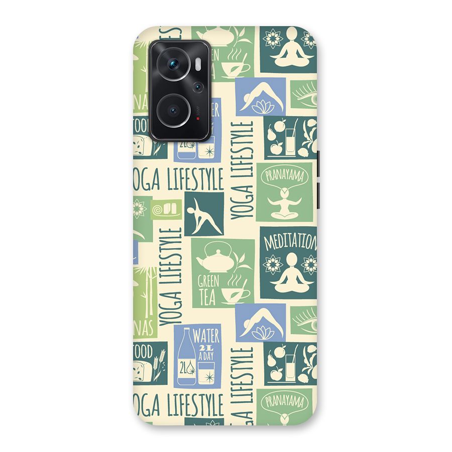Vintage Yoga Lifestyle Back Case for Oppo K10 4G