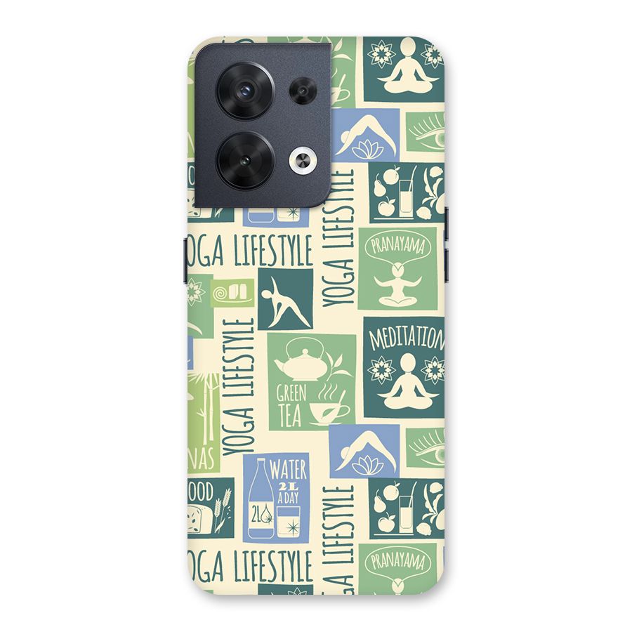 Vintage Yoga Lifestyle Back Case for Oppo Reno8 5G
