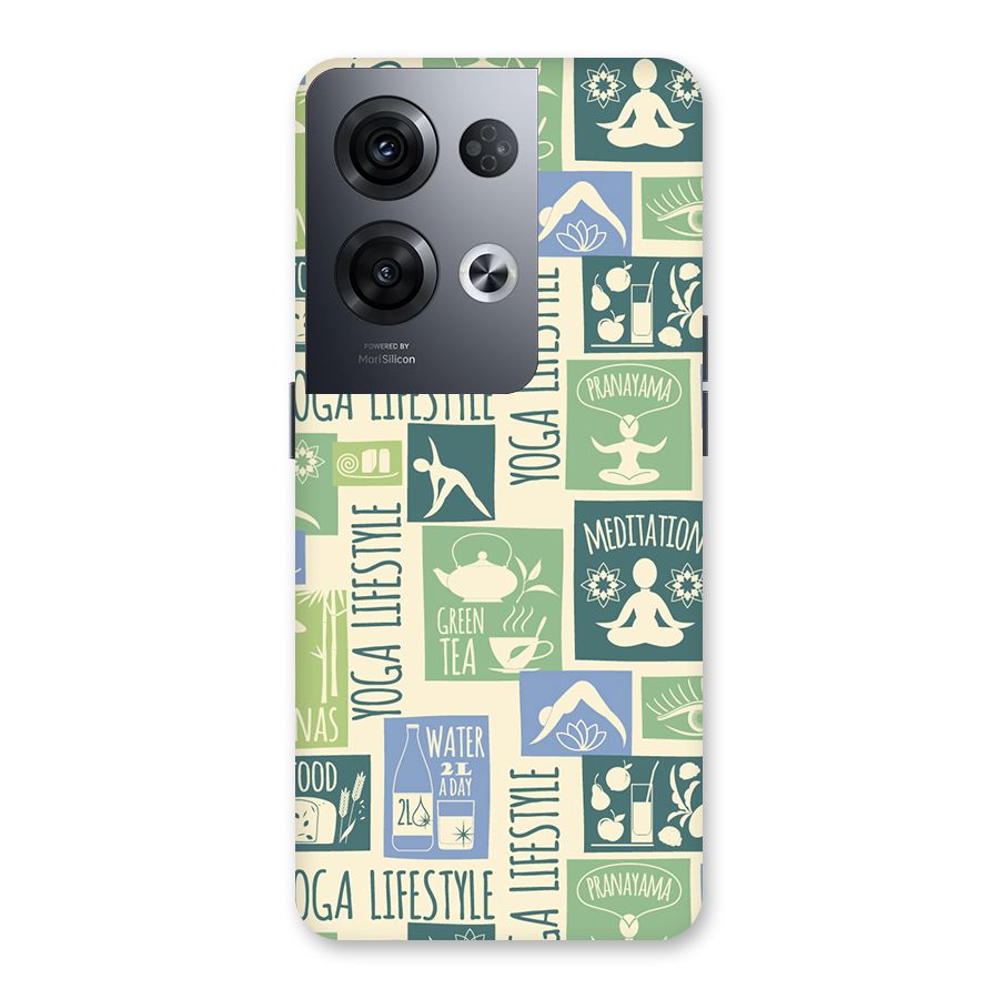 Vintage Yoga Lifestyle Back Case for Oppo Reno8 Pro 5G