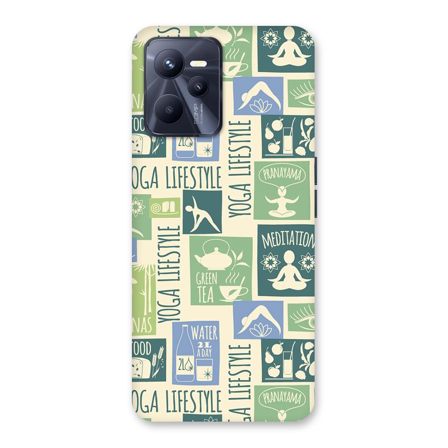Vintage Yoga Lifestyle Back Case for Realme C35