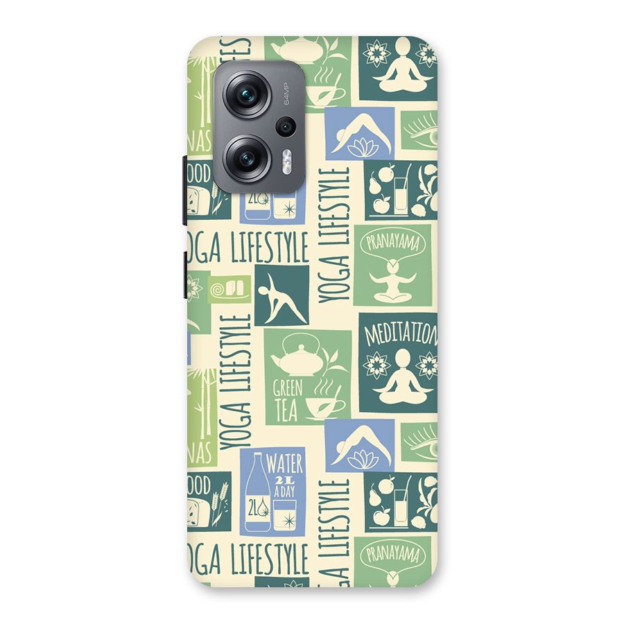 Vintage Yoga Lifestyle Back Case for Redmi K50i