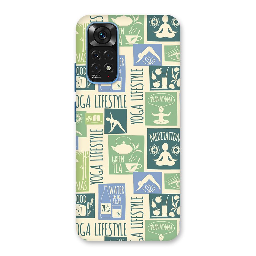 Vintage Yoga Lifestyle Back Case for Redmi Note 11S