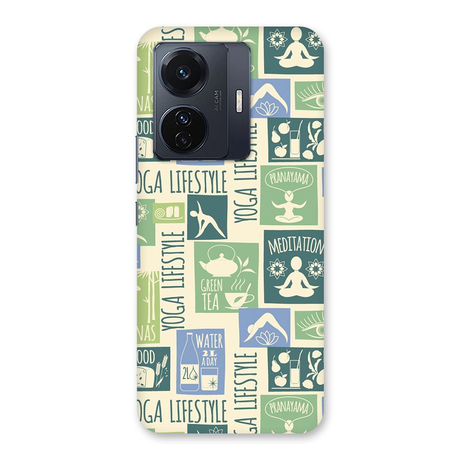 Vintage Yoga Lifestyle Back Case for Vivo T1 Pro