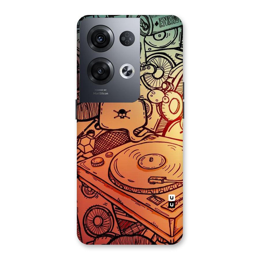 Vinyl Design Back Case for Oppo Reno8 Pro 5G