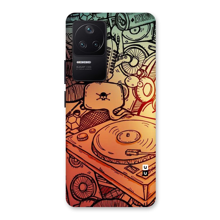 Vinyl Design Back Case for Poco F4 5G
