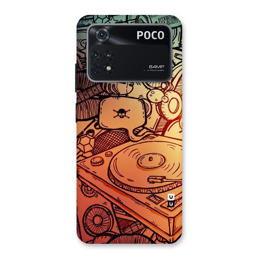 Vinyl Design Back Case for Poco M4 Pro 4G