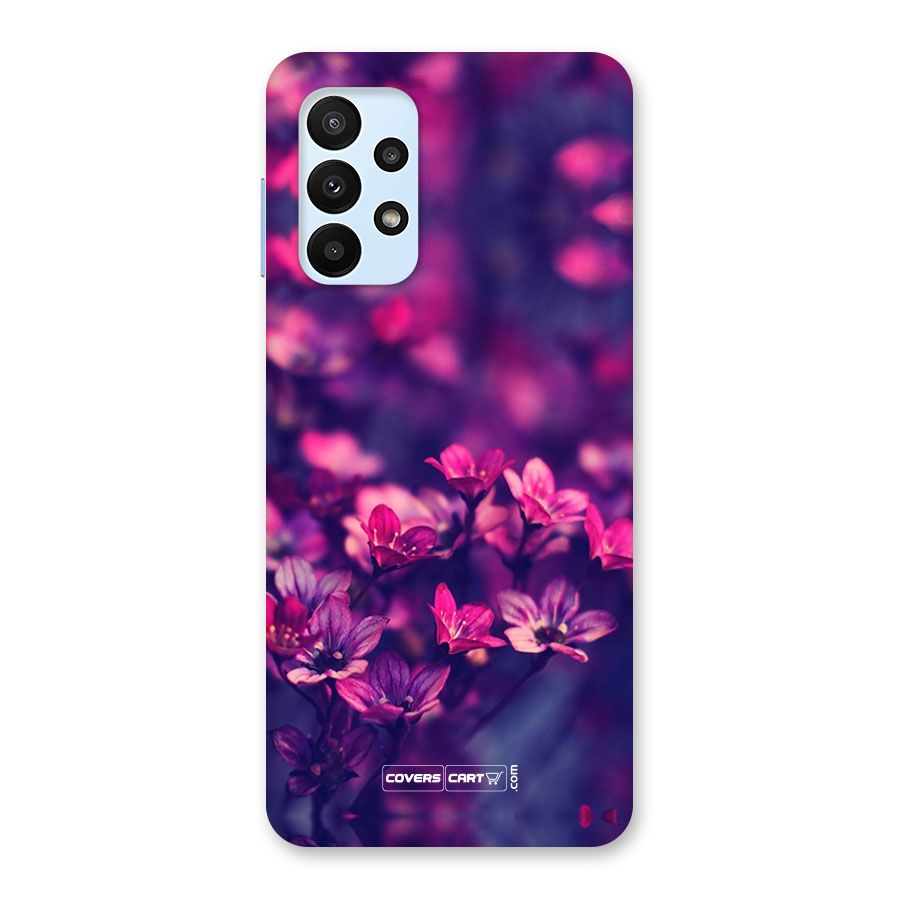 Violet Floral Back Case for Galaxy A23