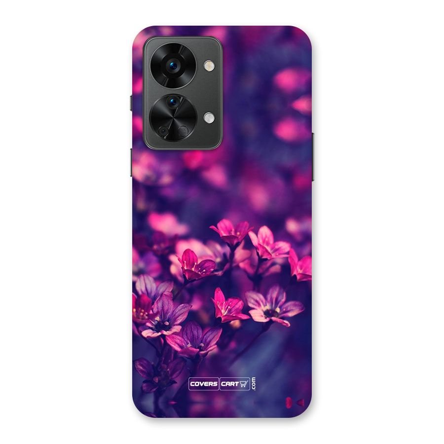 Violet Floral Back Case for OnePlus Nord 2T