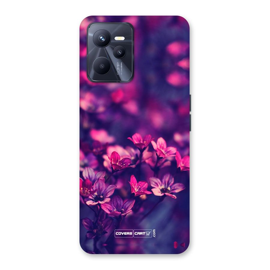 Violet Floral Back Case for Realme C35