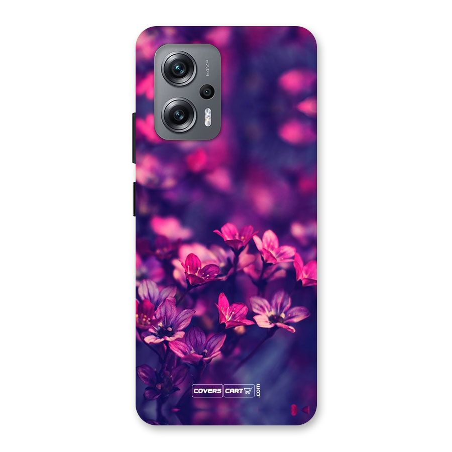 Violet Floral Back Case for Redmi K50i