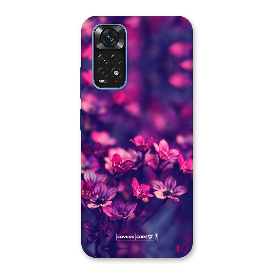 Violet Floral Back Case for Redmi Note 11S
