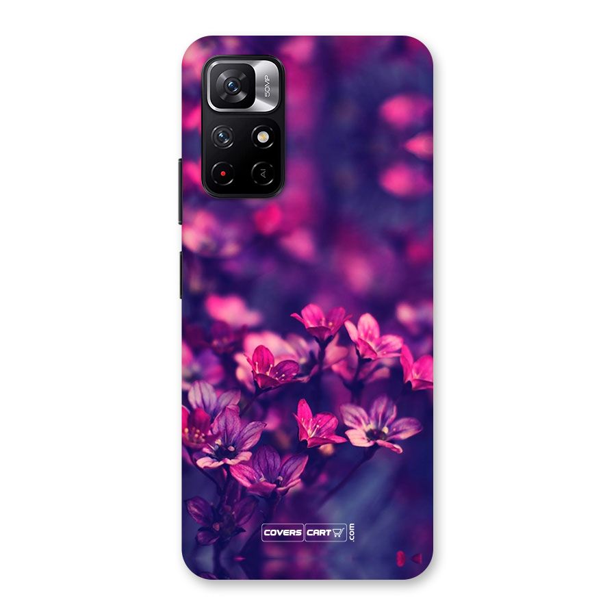 Violet Floral Back Case for Redmi Note 11T 5G