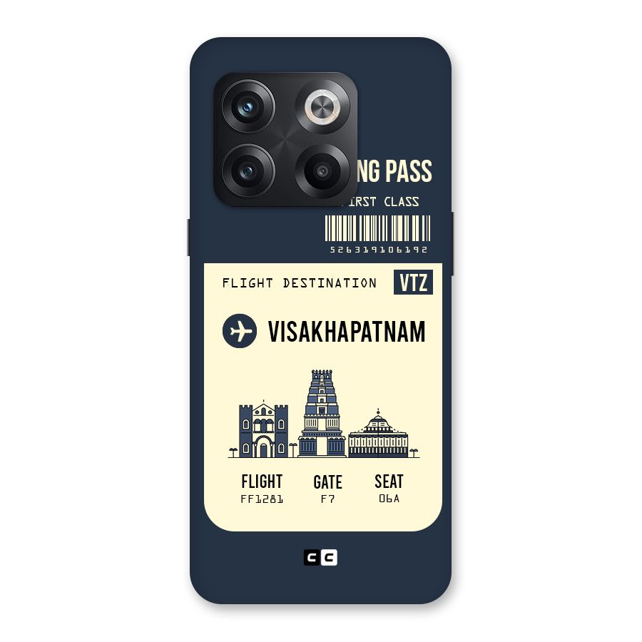 Vishakapatnam Boarding Pass Back Case for OnePlus 10T