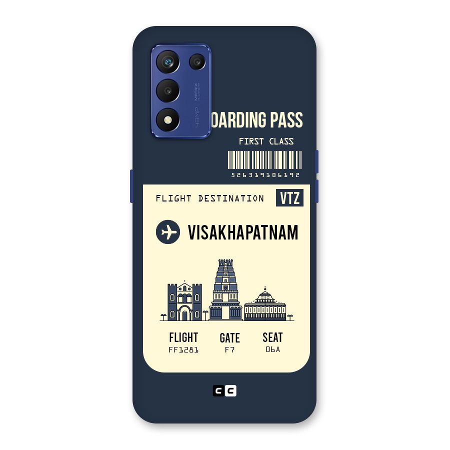 Vishakapatnam Boarding Pass Back Case for Realme 9 5G Speed