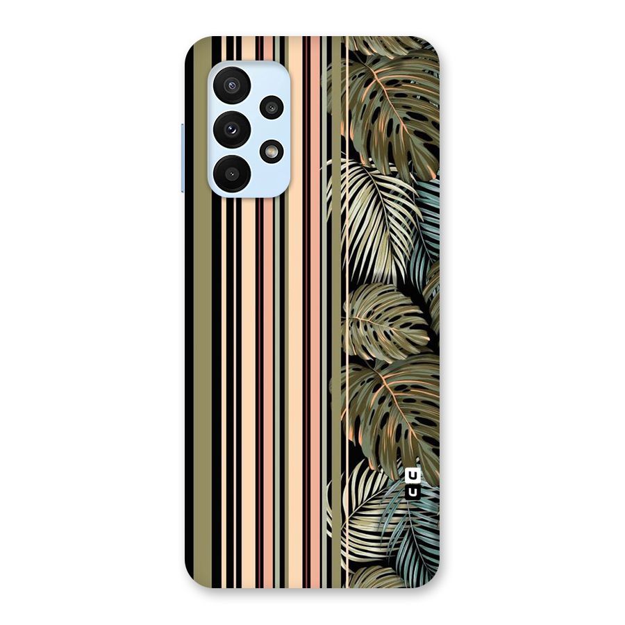Visual Art Leafs Back Case for Galaxy A23