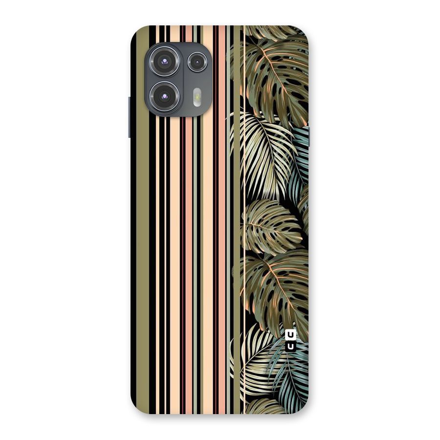 Visual Art Leafs Back Case for Motorola Edge 20 Fusion