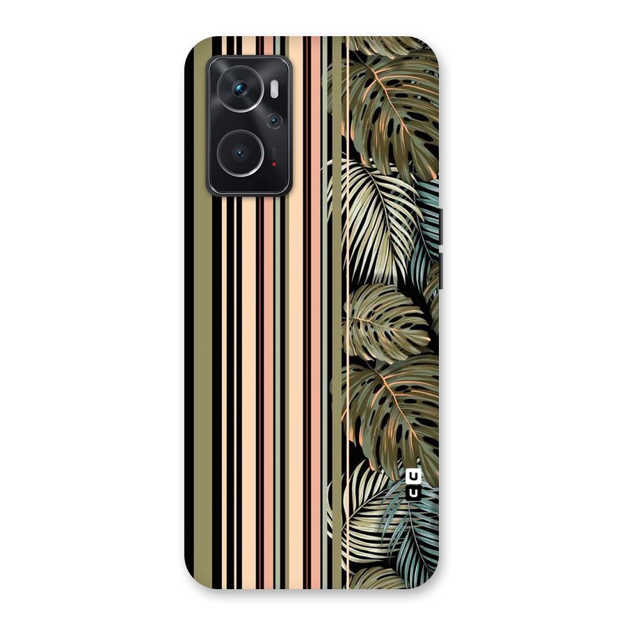 Visual Art Leafs Back Case for Oppo K10 4G