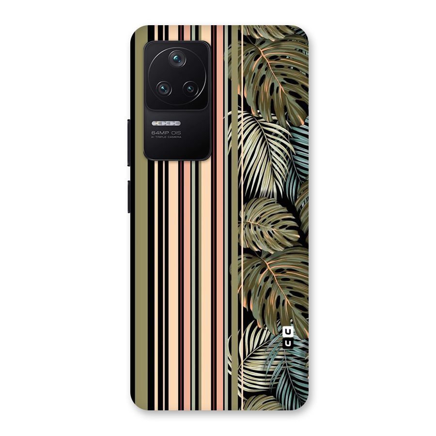 Visual Art Leafs Back Case for Poco F4 5G