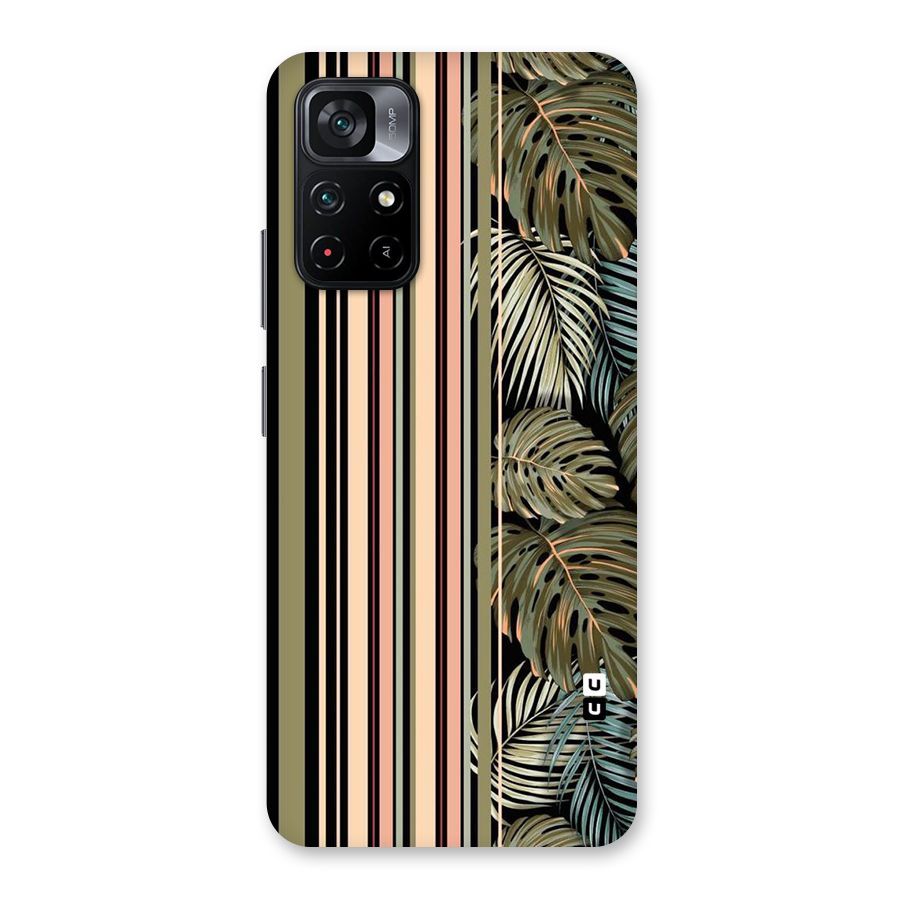 Visual Art Leafs Back Case for Poco M4 Pro 5G